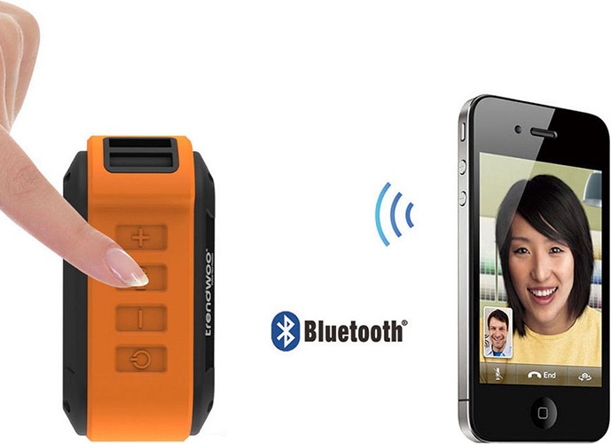 Аппарат легко соединяется с мобильными устройствами и MP3-плеерами по протоколу Bluetooth 4.0