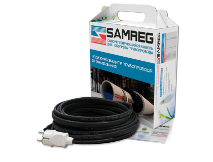 Комплект кабеля Samreg 16-2CR (18м) 16Вт с UF-защитой для обогрева кровли и труб