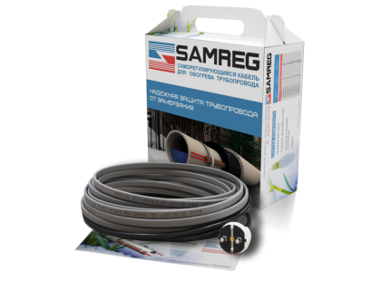 Комплект кабеля Samreg 24-2 (12м) 24 Вт для обогрева труб