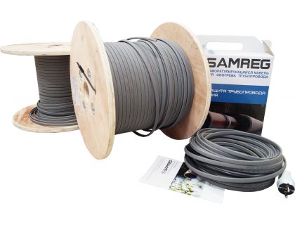 Саморегулирующийся кабель SAMREG 30-2 30Вт для обогрева труб